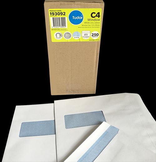 Candida Banker Window Envelope Self Seal 9311 C4 229mm x 324mm White Box of 250