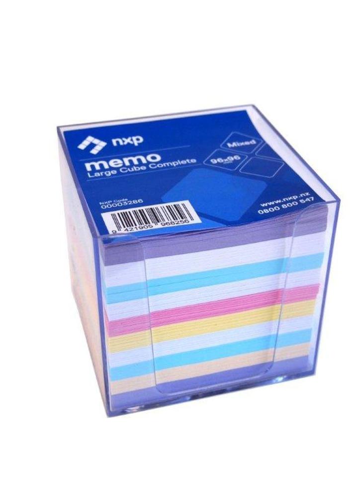 Large Memo Cube Complete with Holder Standard Full Size