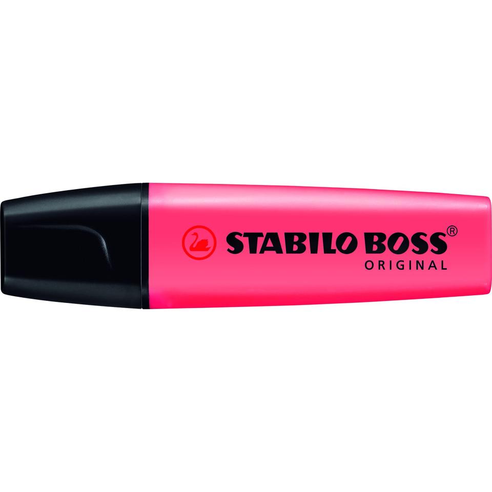 Stabilo Boss Highlighter Chisel Tip 2.0-5.0mm Red