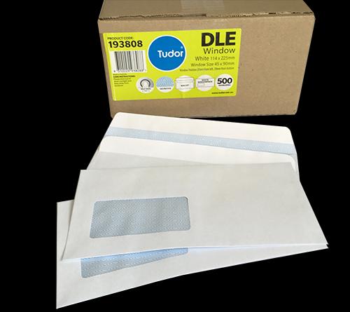 Candida Banker Wallet Window Envelope Self Seal DLE 114mm x 225mm White Box of 500