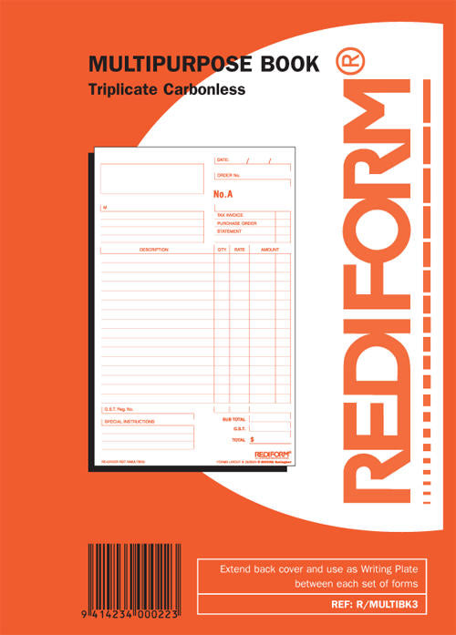 Rediform Triplicate Multipurpose Book