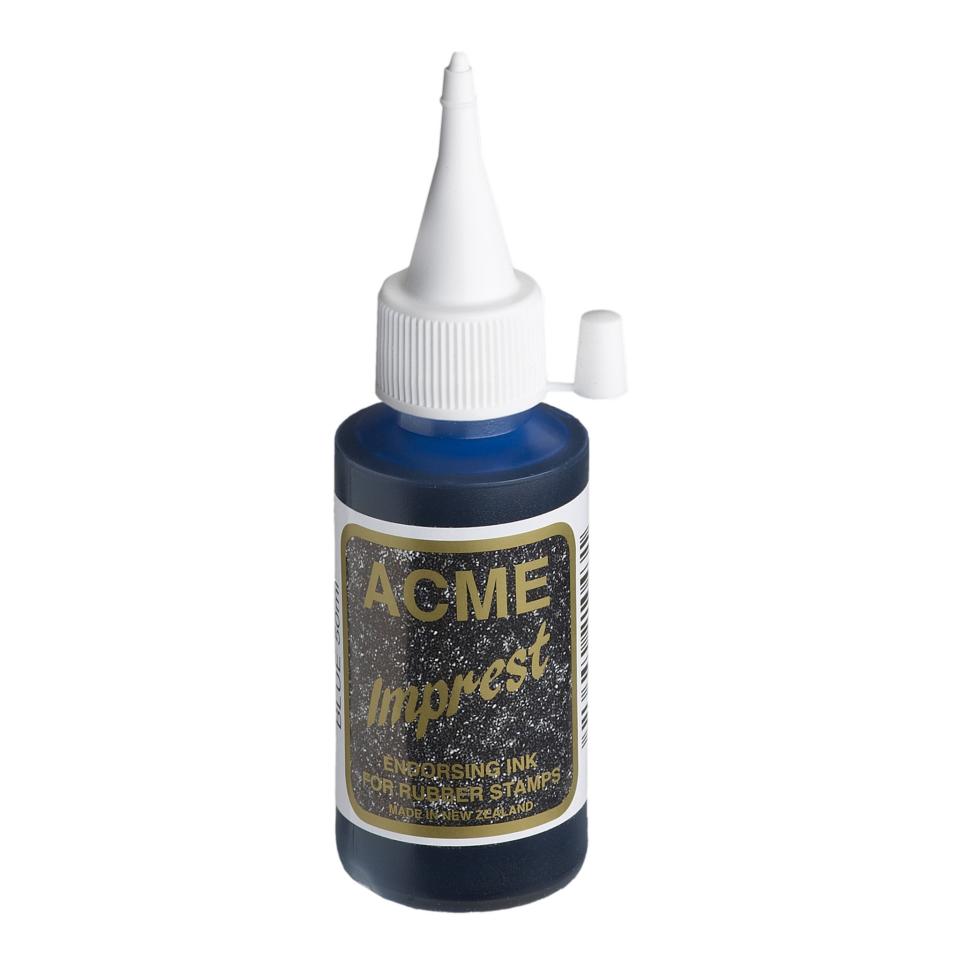 Acme Imprest Endorsing Ink to Re-ink Stamp Pads 50mL 7011 Blue