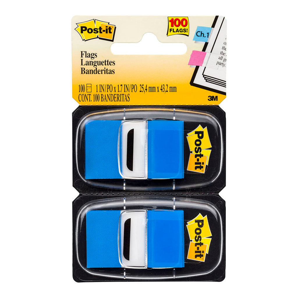 Post-it Flags 680-BE2 25x43mm Blue, Pack of 2