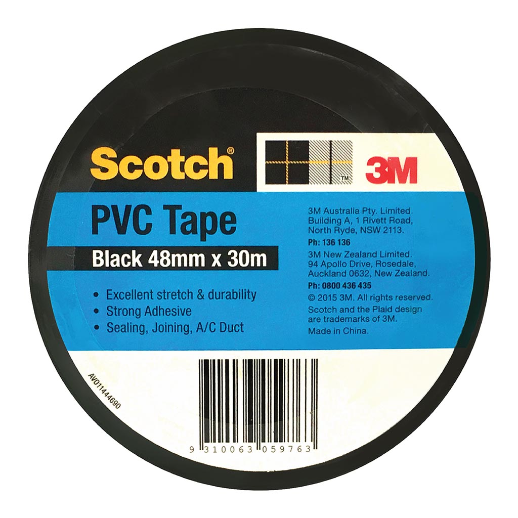 Scotch PVC Tape 944B Black 48mm x 30m