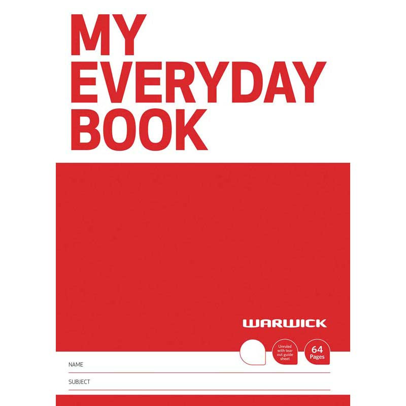 Warwick FSC Mix 70% My Everyday Book Unruled 64 Page