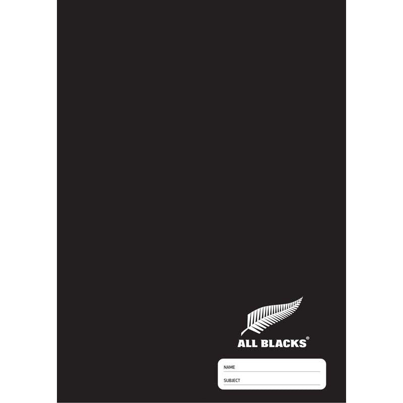 All Black Book Cover A4