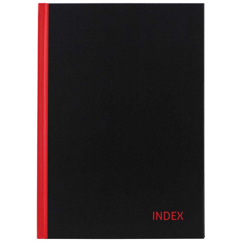 Milford Notebook FSC Mix 70 % Indexed Red & Black A4 100lf
