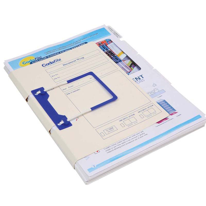 Codafile Document Wrap Plus Base And Combo Box 25 Self Adhesive