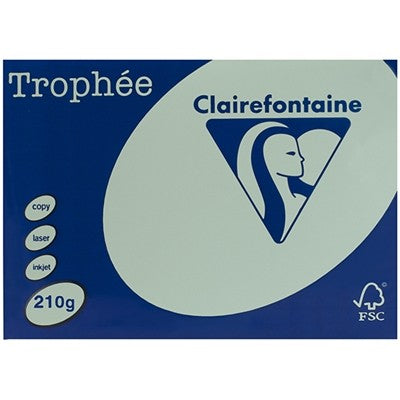 Trophee A4 210gsm 100pk Pastel Green