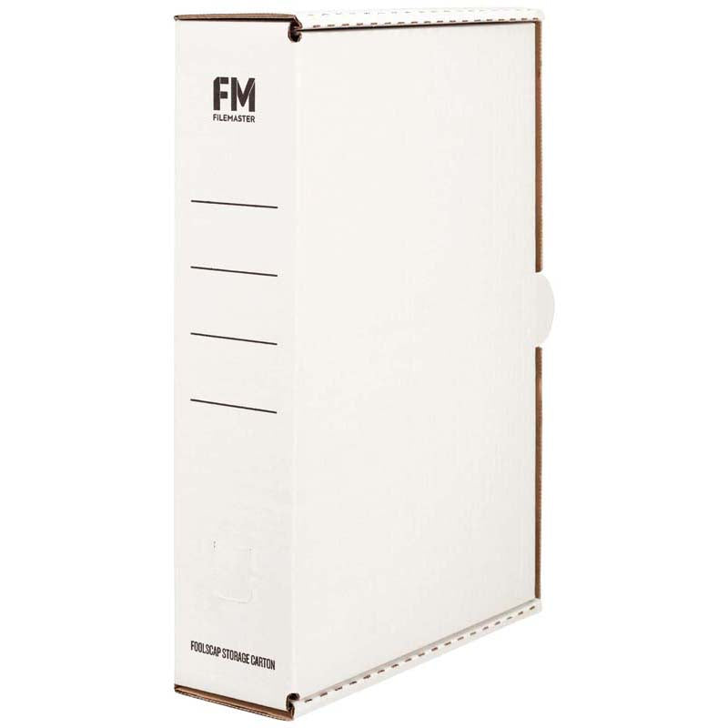 FM Storage Carton White 5 Pack Foolscap