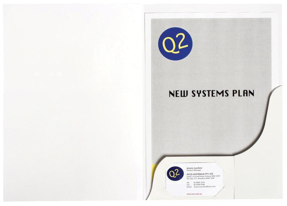 Marbig A4 Presentation White Folders Gloss Pack 20