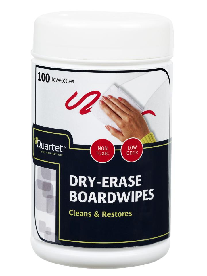 Quartet Premium Board Wipes 155 x 146mm Pack 100