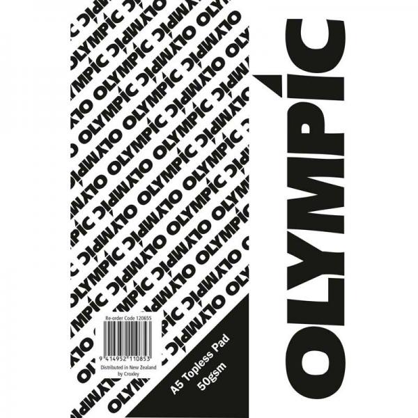BEST BUY Olympic Topless Pad A5 100 Leaf 7mm Ruled