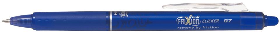 Pilot Frixion Clicker Ballpoint Pen Erasable Blue