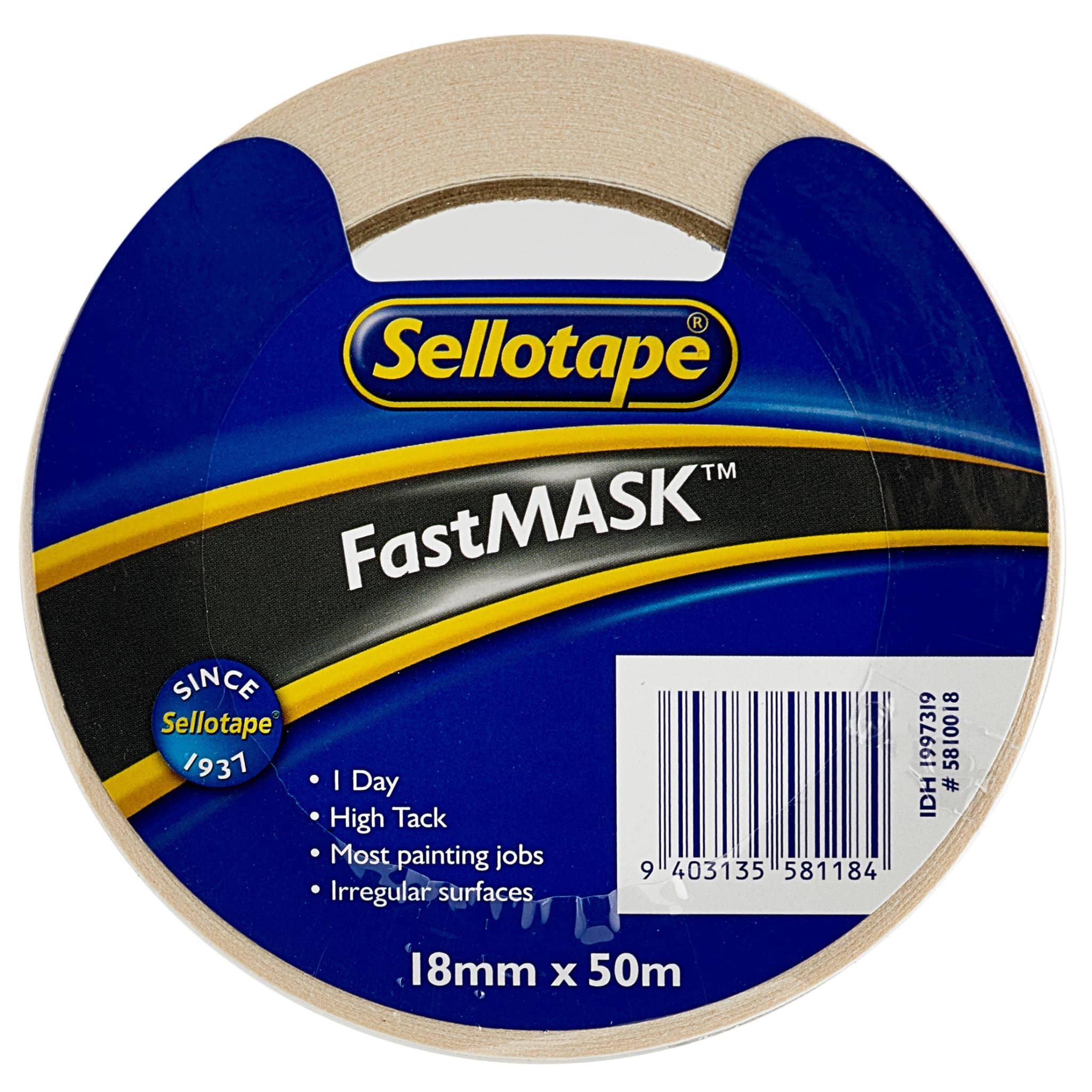 Sellotape 5810 GP FastMask 18mmx50m