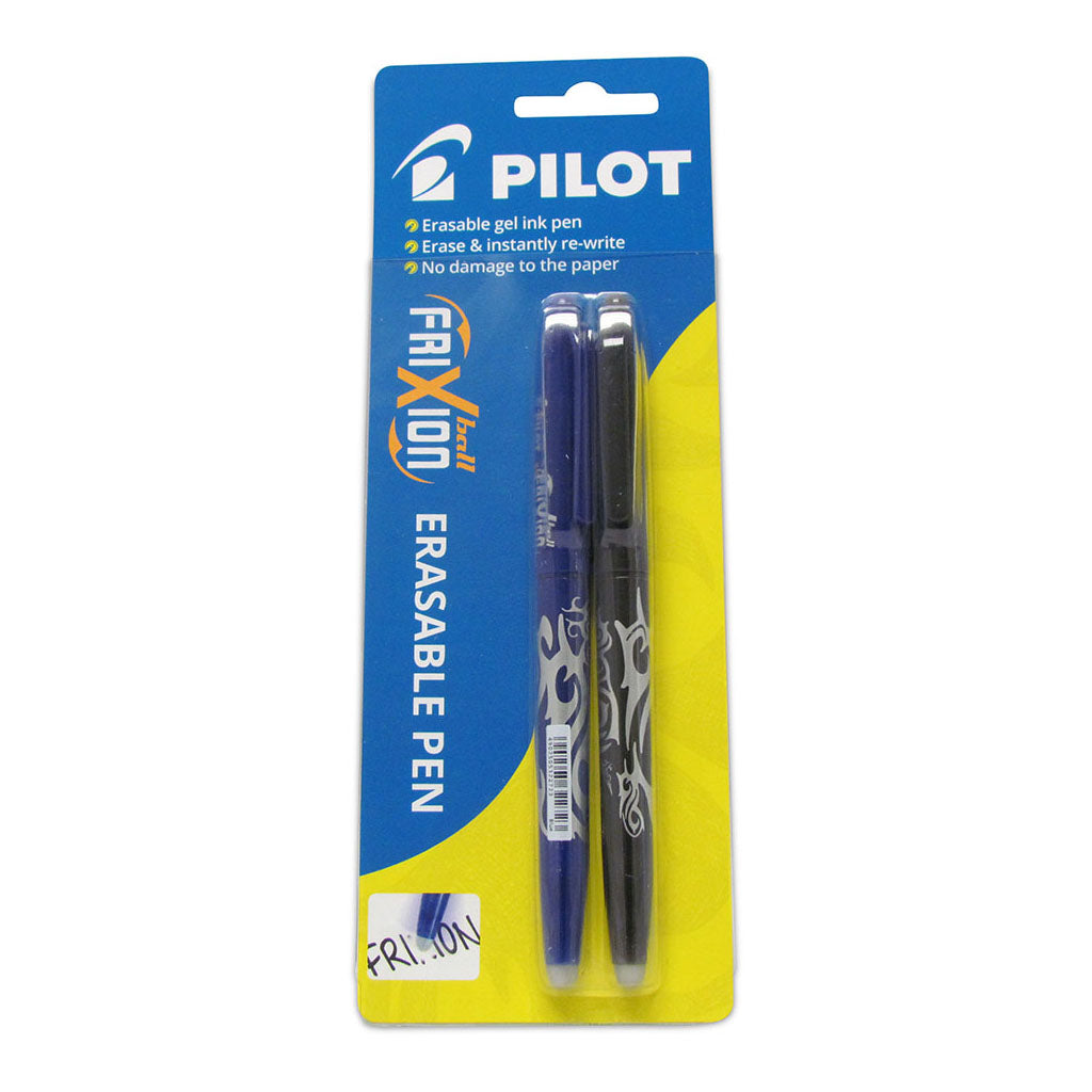 Pilot Frixion 2 Pack Blue Black Hangsell