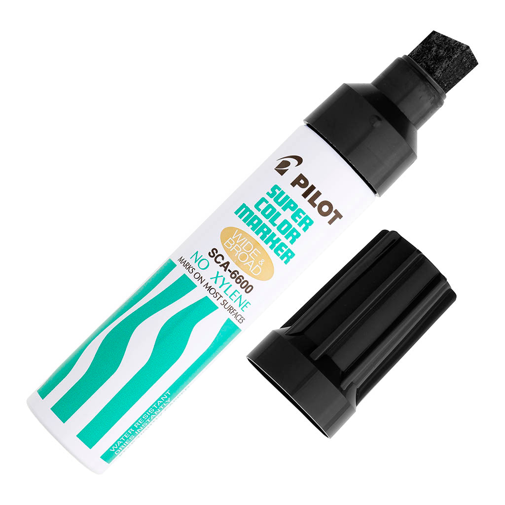 Pilot Permanent Marker Jumbo Chisel Tip Black (SCA-6600-B)