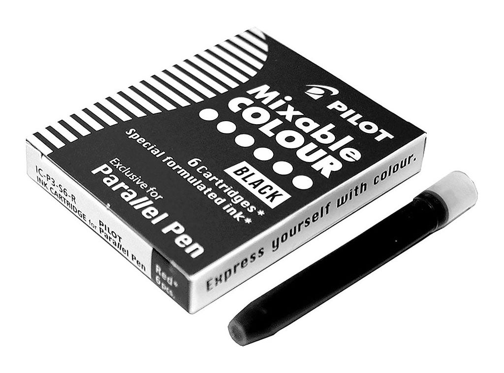 Pilot Parallel Cartridges 6 Black (IC-P3-S6-B)
