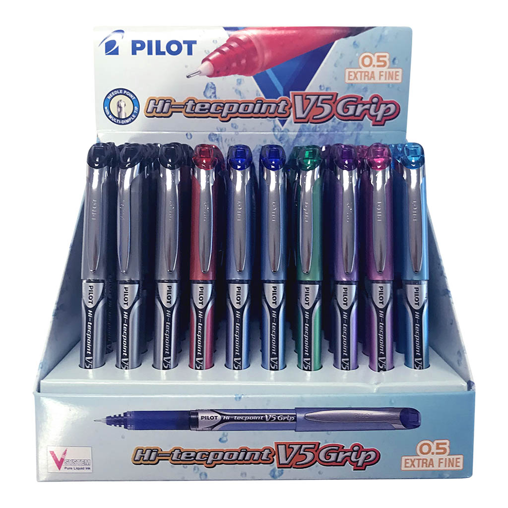 Pilot Hi-Tec Grip V5 Extra Fine Display 60(BXGPN-V5-7C-60)