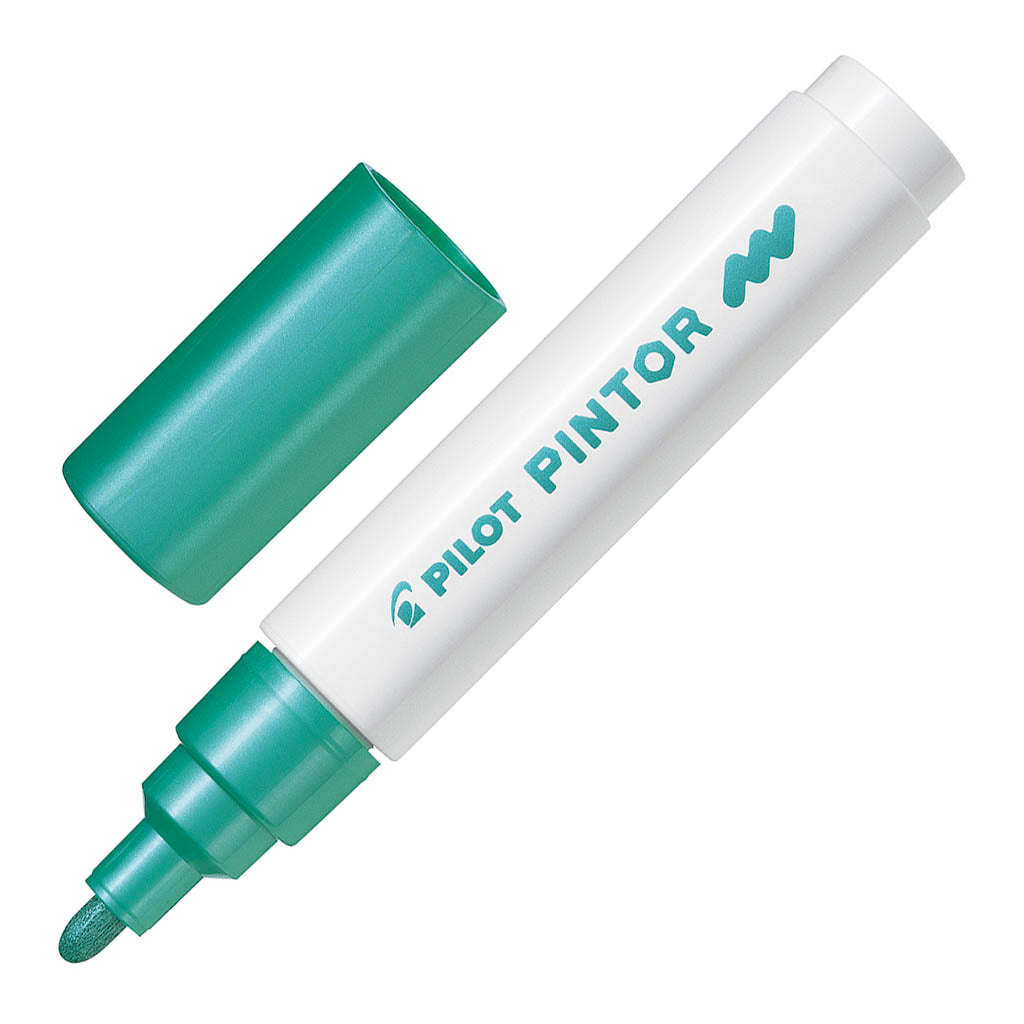 Pilot Pintor Marker Medium Metallic Green (SW-PT-M-MG)