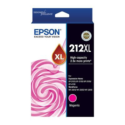Epson 212 HY Magenta Ink Cart