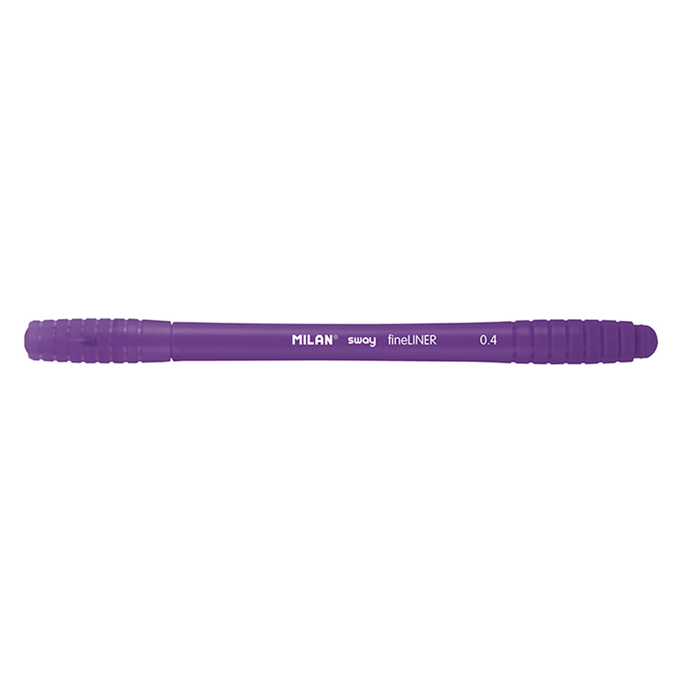 Milan Sway Fine Liner Fibre Tip Marker 0.4mm Tip Purple