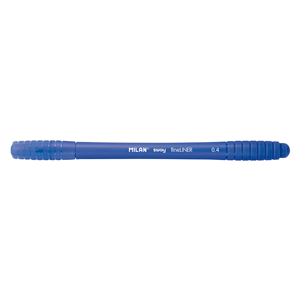 Milan Sway Fine Liner Fibre Tip Marker 0.4mm Tip Dark Blue