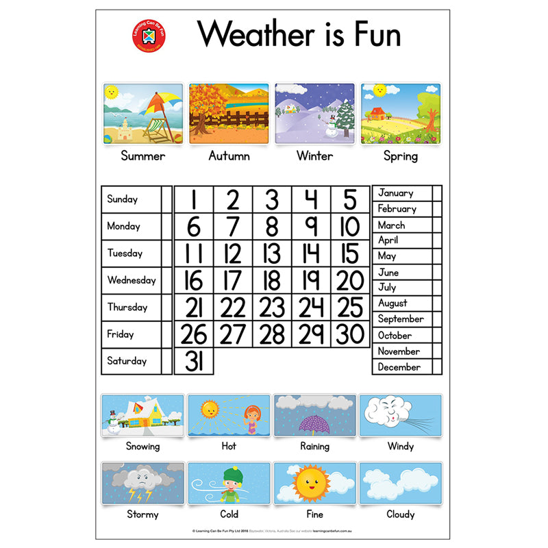 LCBF Wall Chart Weather