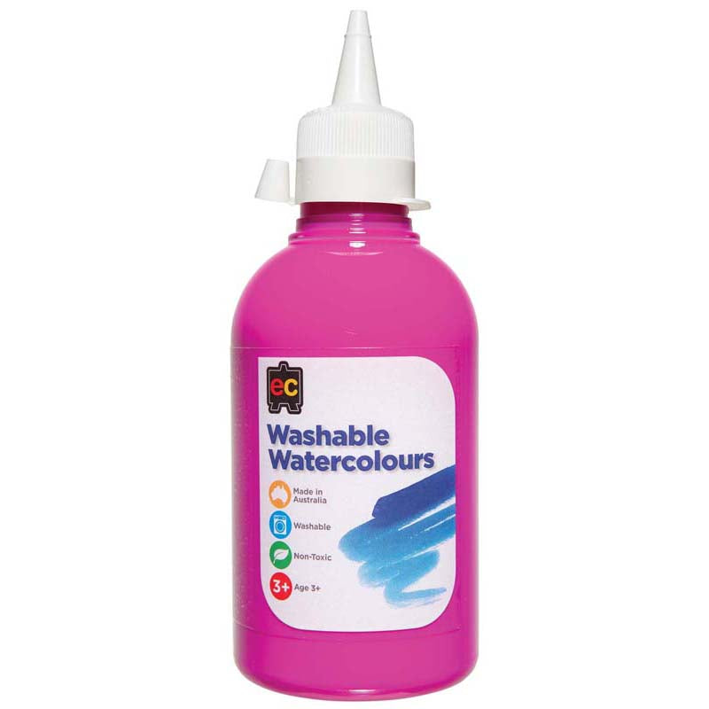 EC Paint Washable Watercolours 250ml Pink