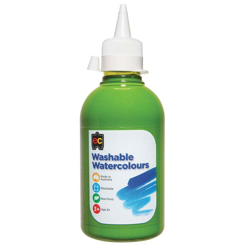 EC Paint Washable Watercolours 250ml Lime