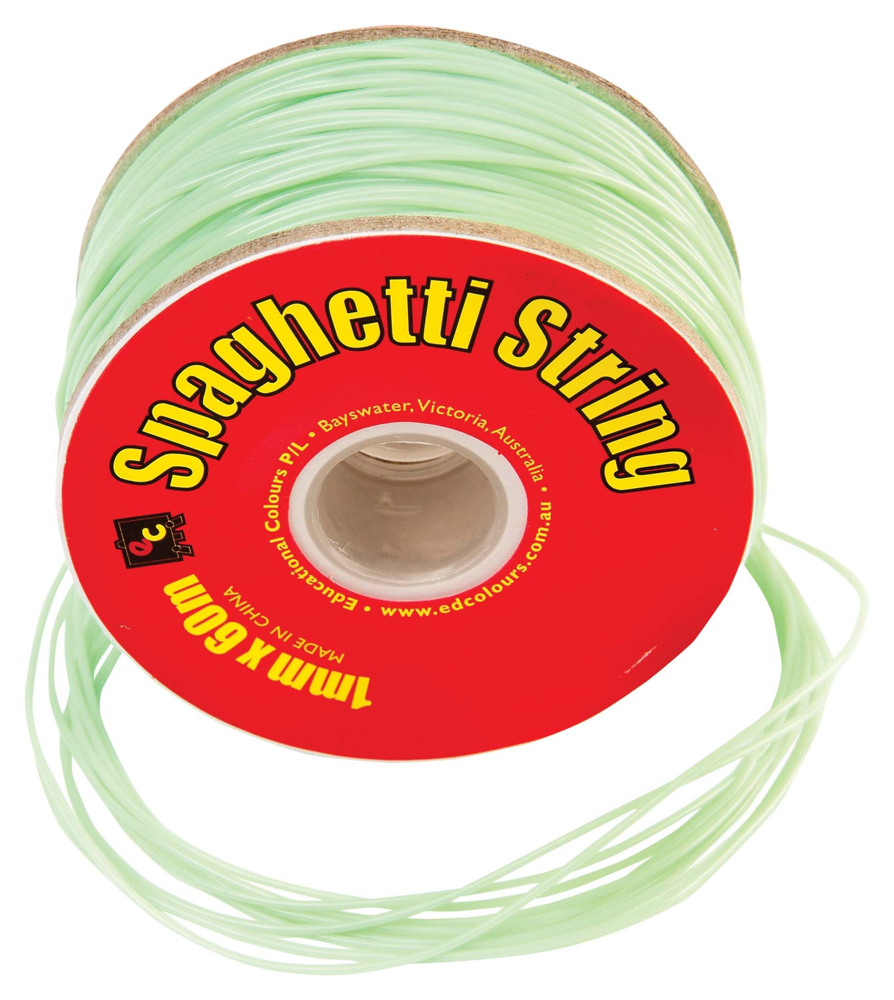 EC Spaghetti String PVC 60m Green