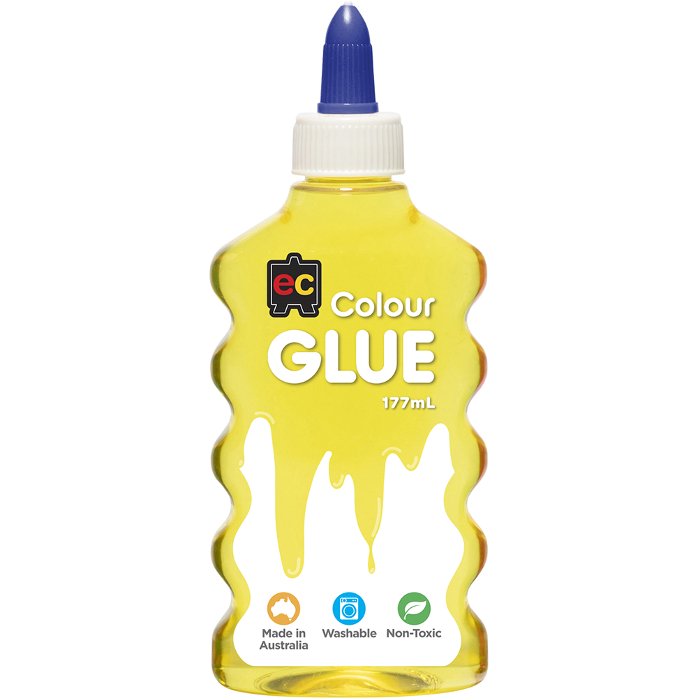 EC Coloured Glue 177ml Yellow