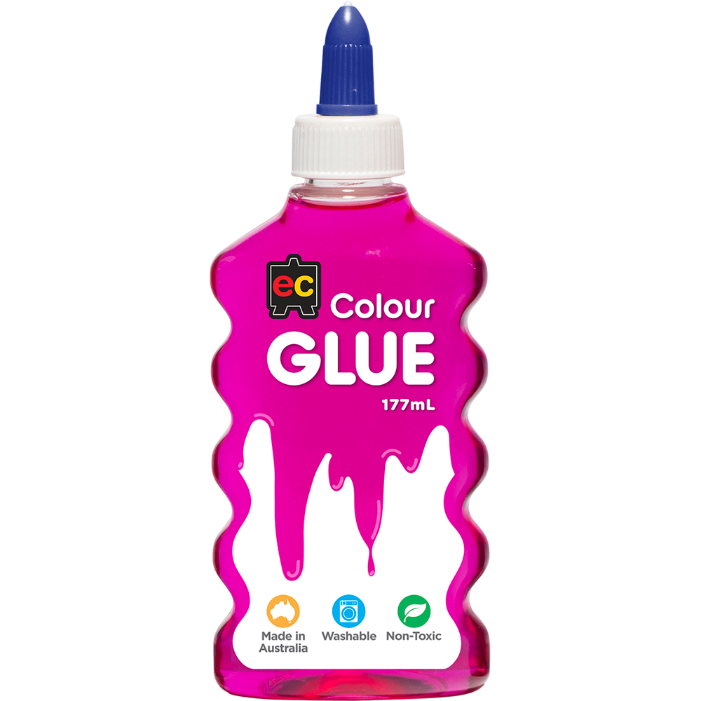 EC Coloured Glue 177ml Magenta