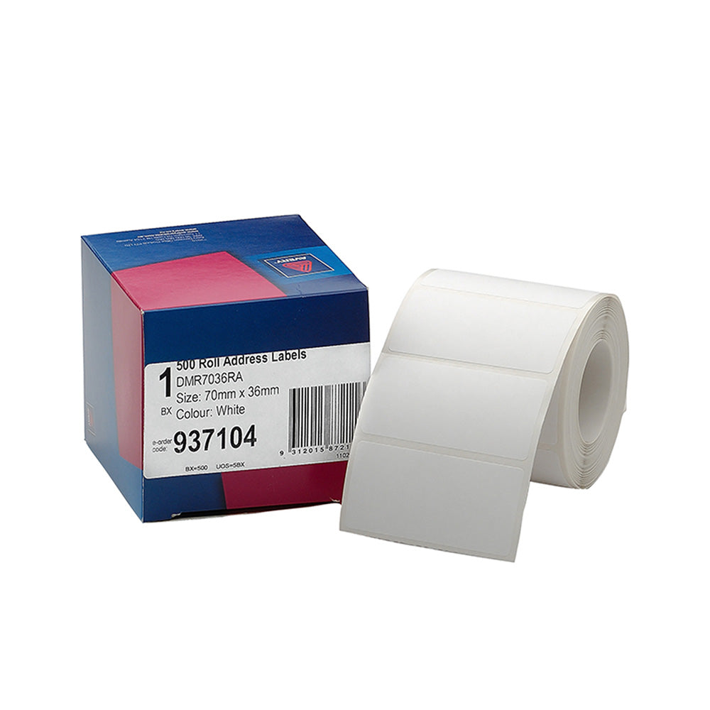 Avery Label Dispenser DMR7036RAL 70x36mm 500 Pack