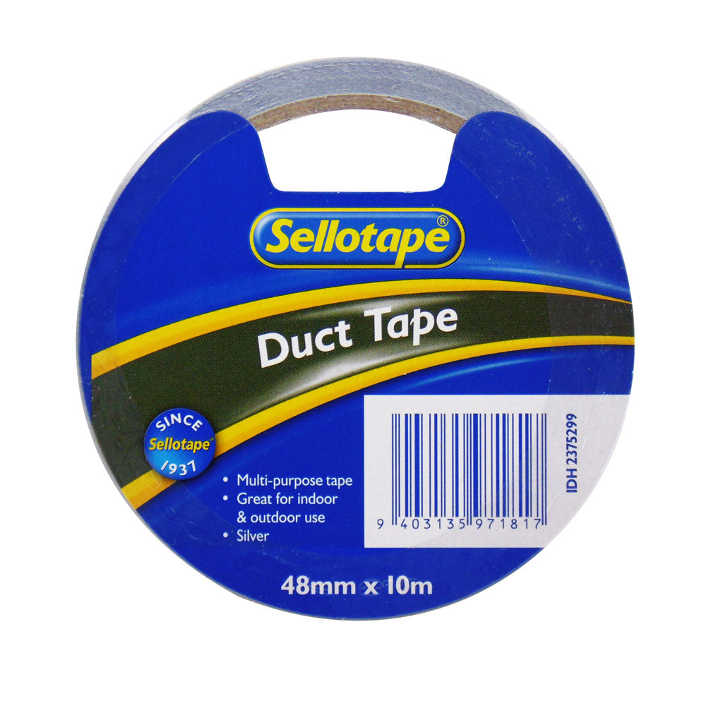 Sellotape Economy Duct Tape 48mm x 10m ( Silver)