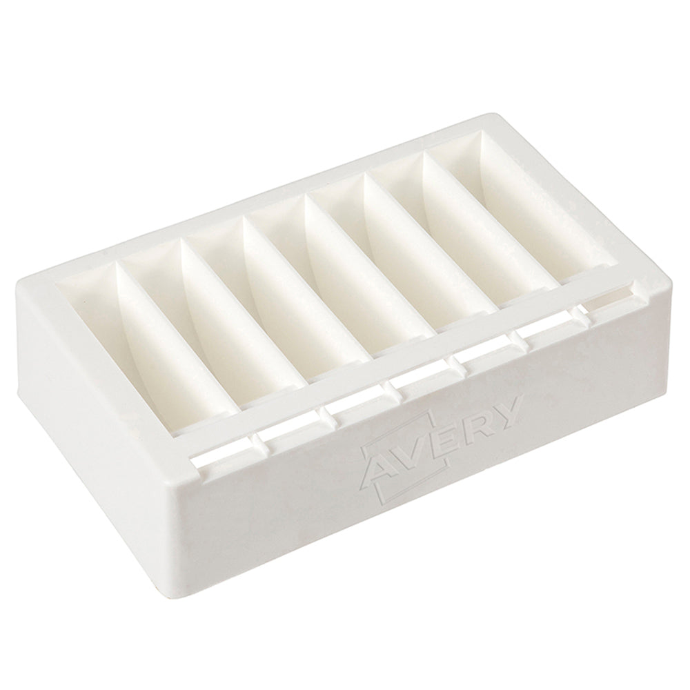Avery Label Dispenser White Plastic For 24mm Day Labels