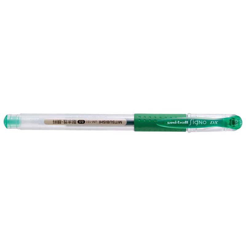 Uni-ball Signo DX 0.5mm Capped Rollerball Green UM-151-05