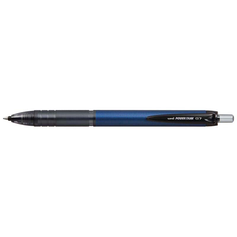 Uni Powertank 0.7mm Black Retractable Navy Barrel SN-210PT