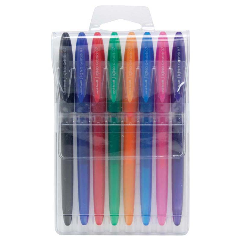 Uni Pen Signo Um170 Gel Stick 8 Pack Gel Ink Roller Ball