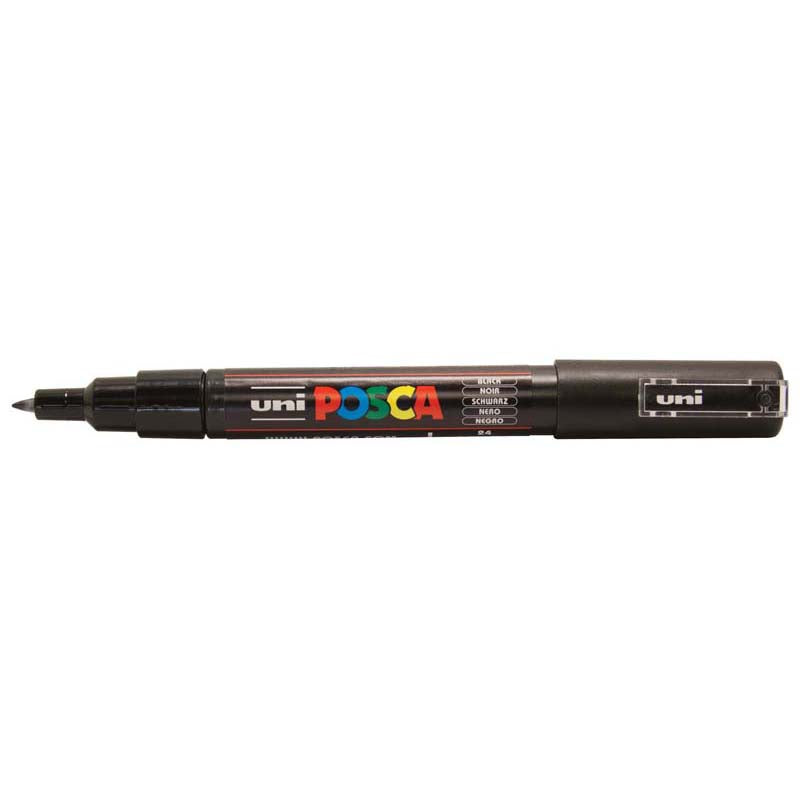 Uni Posca Marker 1.0mm Extra-Fine Poly-tip Black PC-1M (Due Mid Jan 2020)