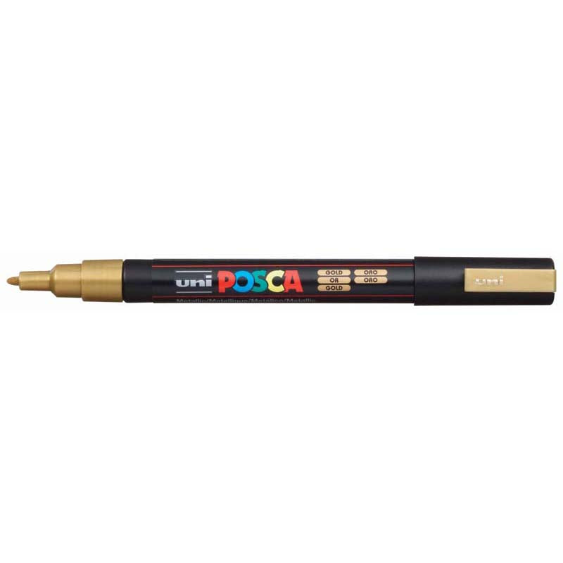 Uni Posca Marker Gold 0.9- 1.3mm Fine