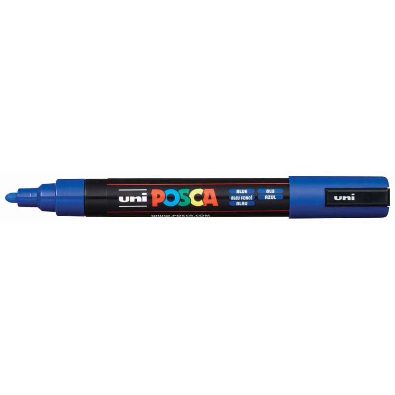 Uni Posca Marker 1.8-2.5mm Hangsell Bullet Blue PC-5M