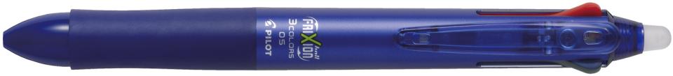 Pilot Frixion Clicker Pen 3 Colour Rollerball 0.5 mm (LKFB-60EF-L)