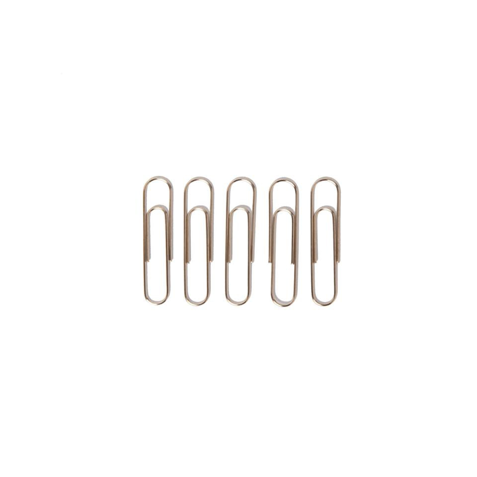 Paper Clips 33mm Rounded Steel Box 100