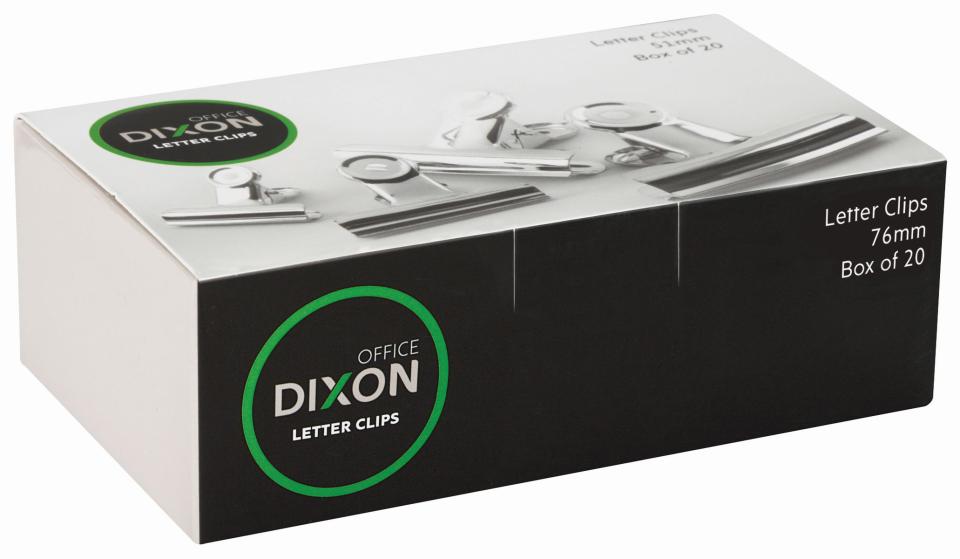 Dixon Bulldog Letter Clip 76mm Each ((Buy More & Save!)