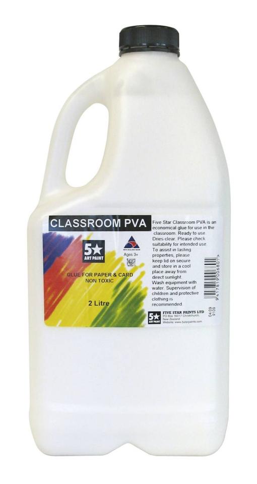 5 Star PVA Glue 2 Litre Bottle
