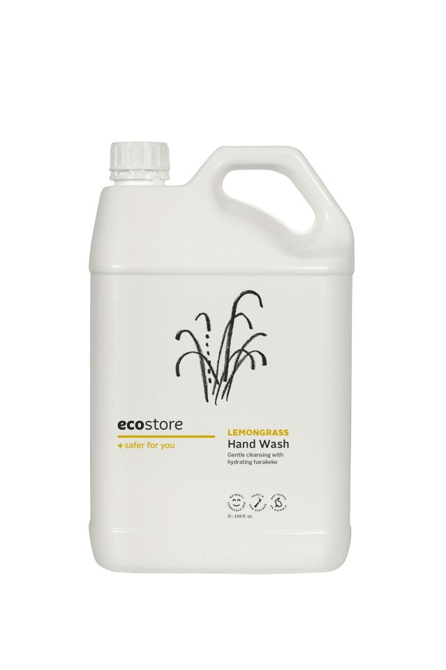 ecostore Lemongrass Hand Wash Bulk 5 Litre MWLG5