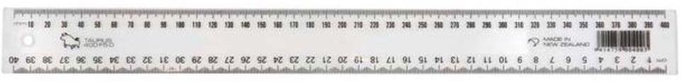 Taurus Ruler 400mm Clear