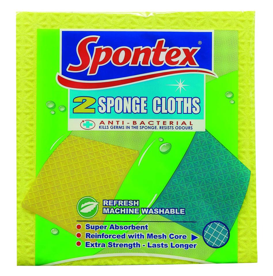 Sponge Cloth Antibac Pack of 2