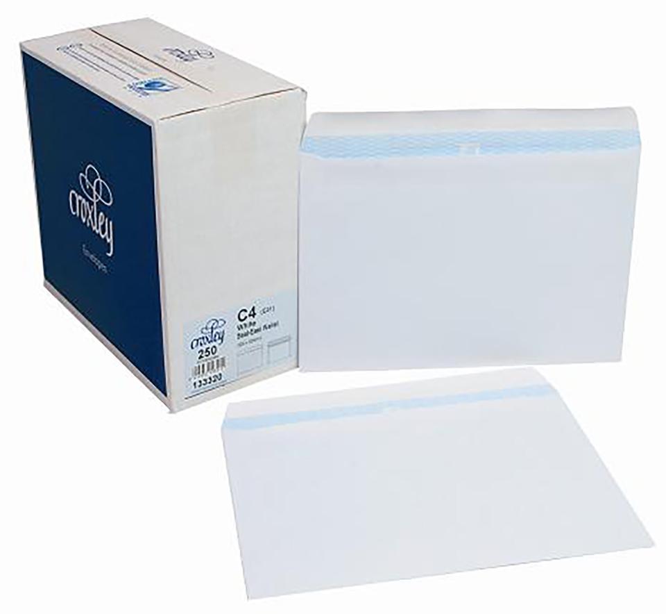 Envelope C4 White Seal Easi Wallet Loose Each